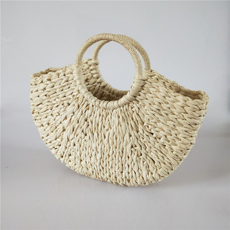 Rattan Handtasche im Retro-Style