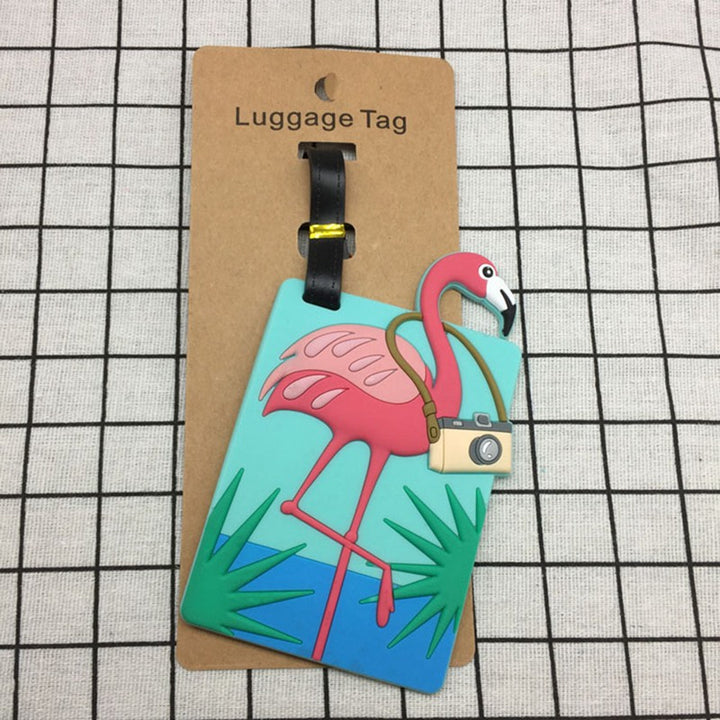 Kofferanhänger Flamingo